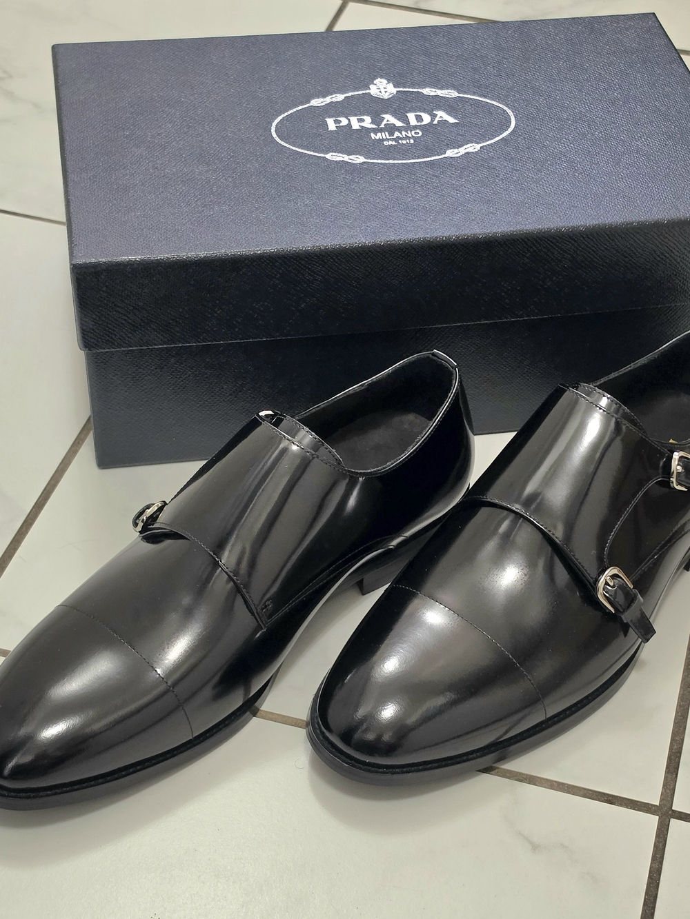 Prada Double Monk Strap Shoes, 9 - Picture 2 of 13